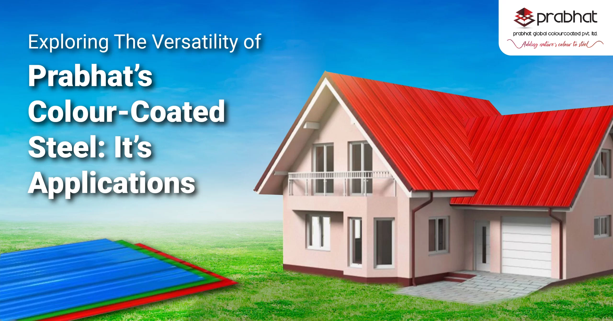 Colour coated steel sheets